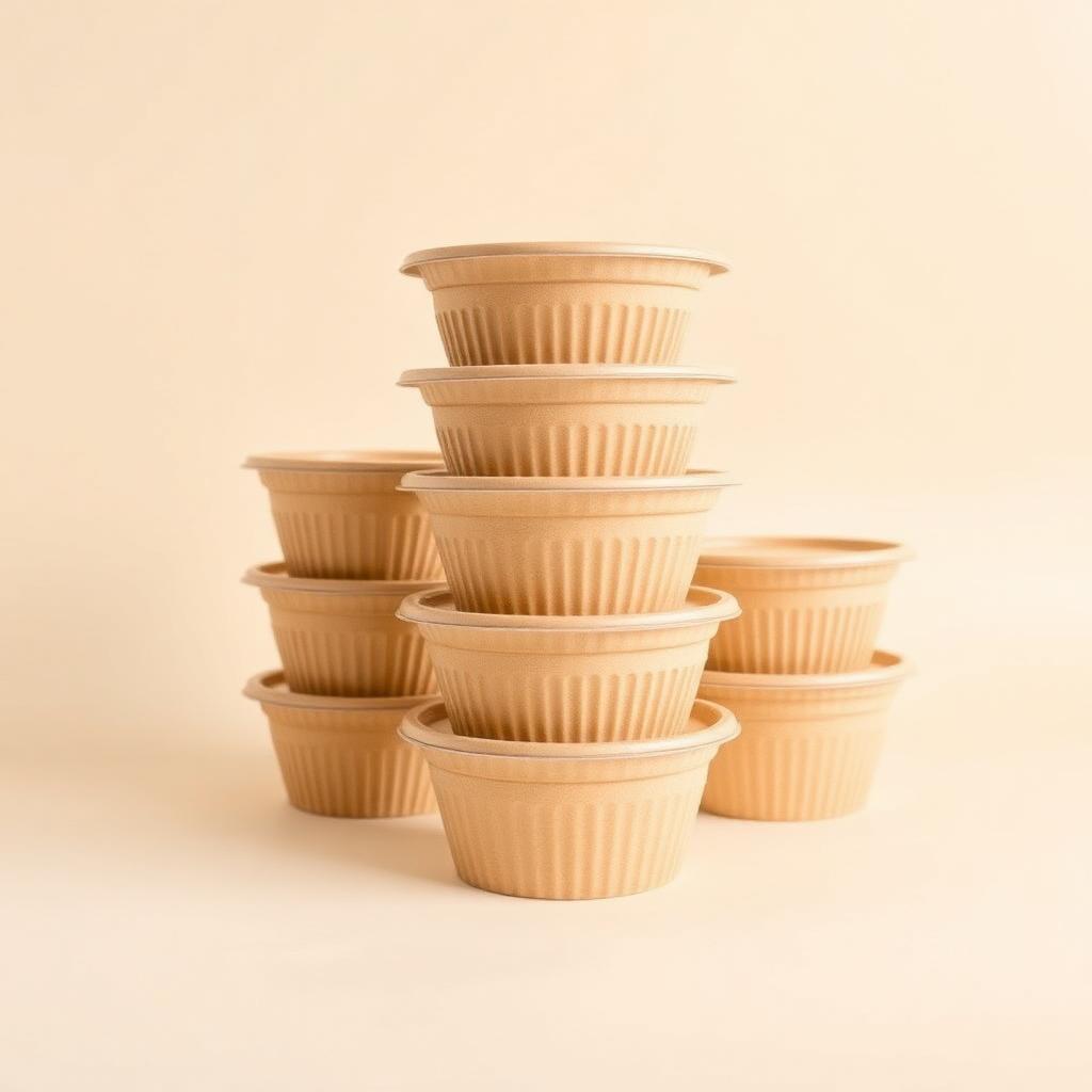 Eco bagasse food containers
