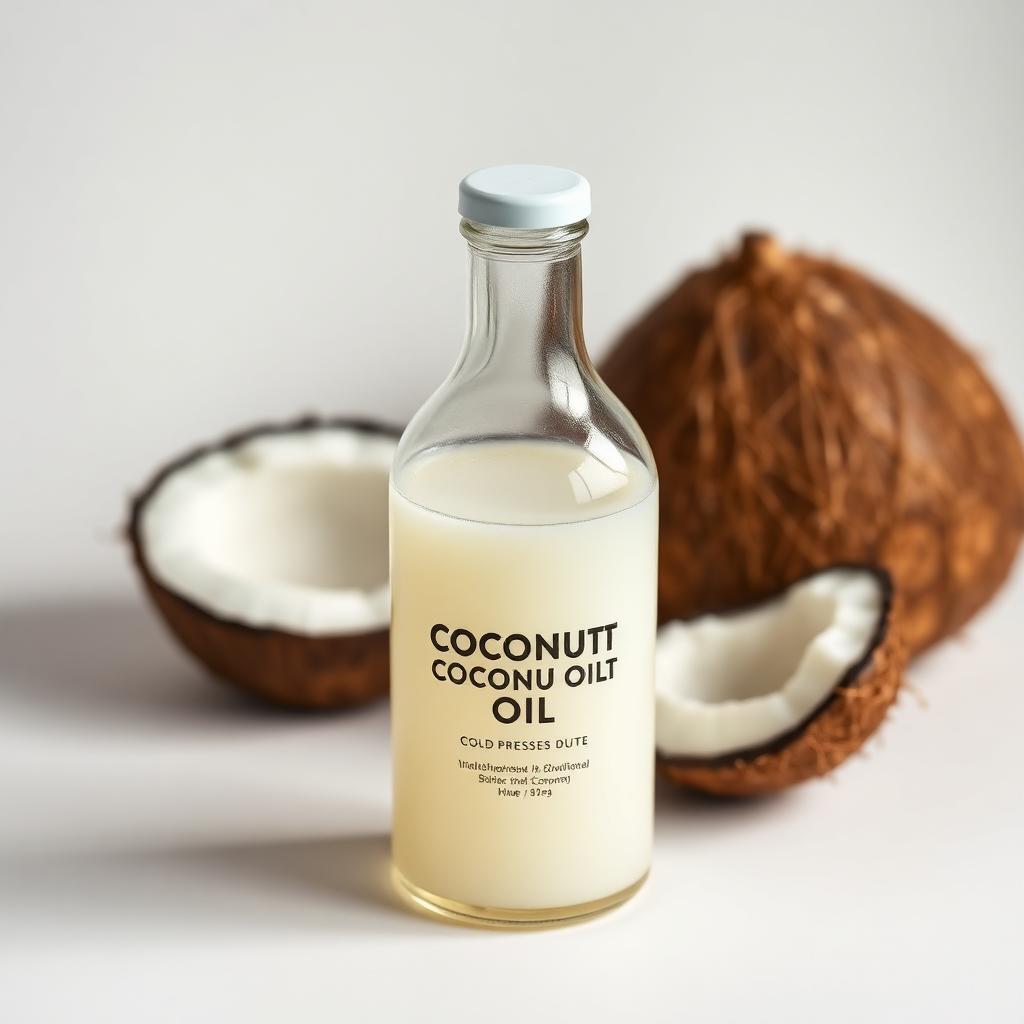 Cold-pressed coconut oil